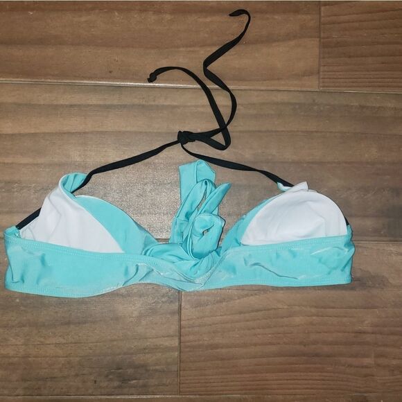 rosegal turquoise bikini swimwear top 1x - Picture 2 of 5